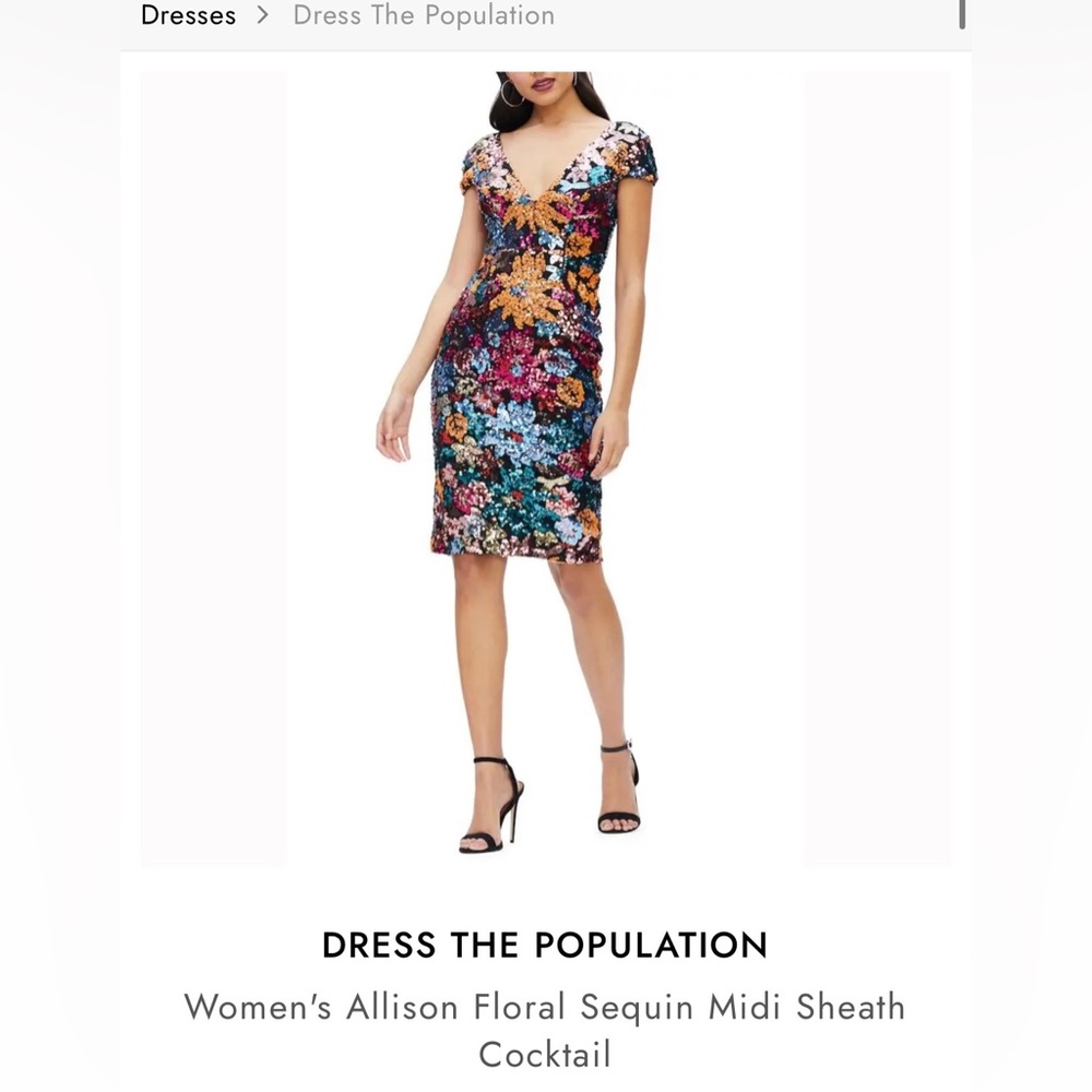 Dress of the Population (sequence flower dress)